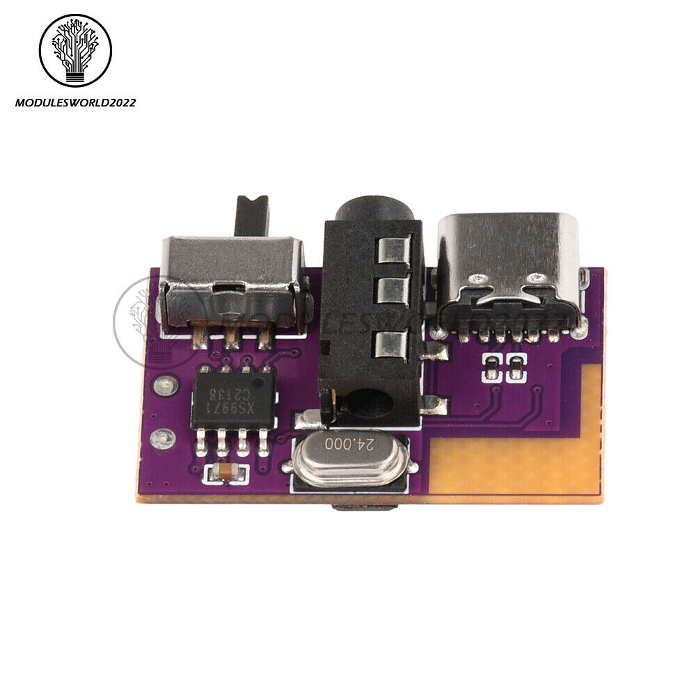 DC3.5V-5V 10W Type-C Bluetooth Mono Audio Amplifier Decoder Board TWS 3.5mm DIY