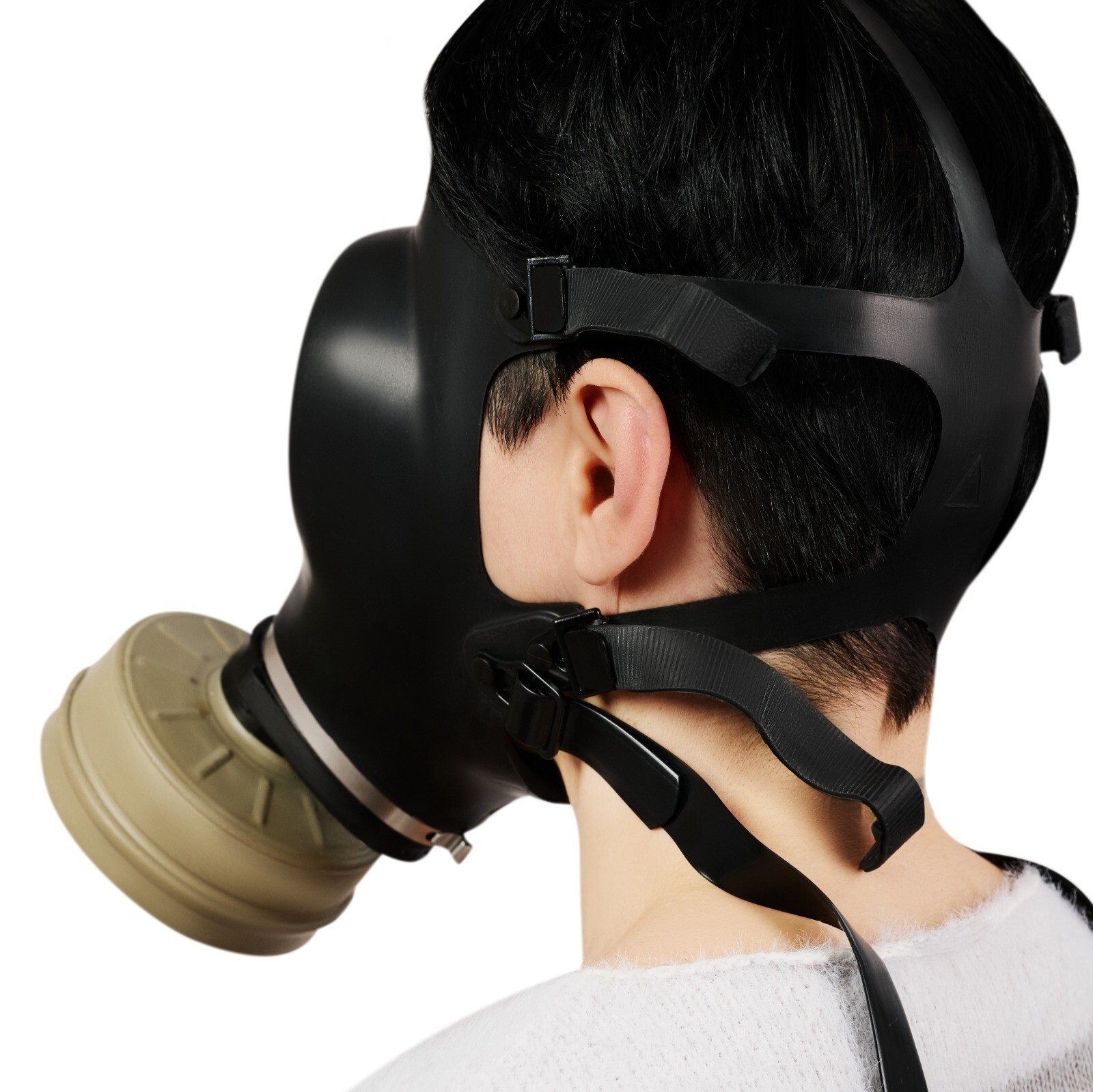 Israeli NBC Gas Mask Kit | Full Face Respirator + Hydration Tube + Sealed Filter