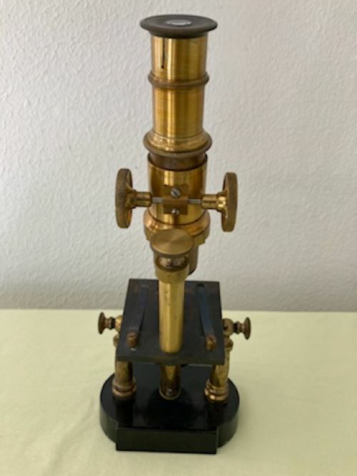 Double Pillar Hartnack Compound Microscope, circa 1875