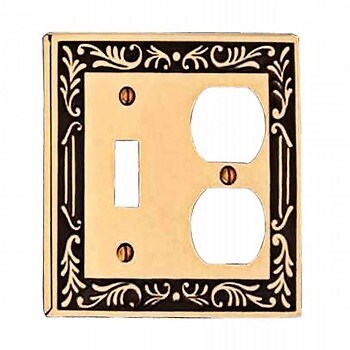 Victorian Switch Plate Toggle Outlet Antique Wall Solid Brass Renovators Supply