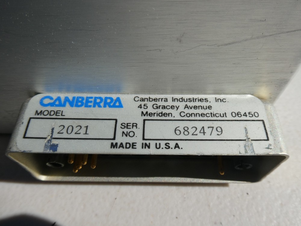 🍀 WORKS GREAT! Canberra 2021 Spectroscopy Amplifier NIM BIN Module