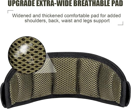 Lightweight Tree Stand Safety Harness with Padding for Men
