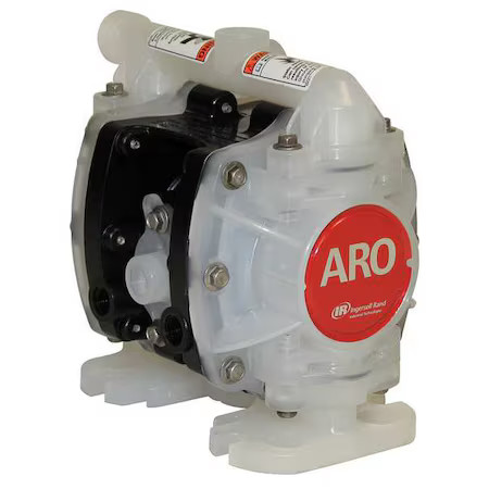Aro Pd01e-Hds-Daa-A Double Diaphragm Pump, Groundable Polypropylene, Air