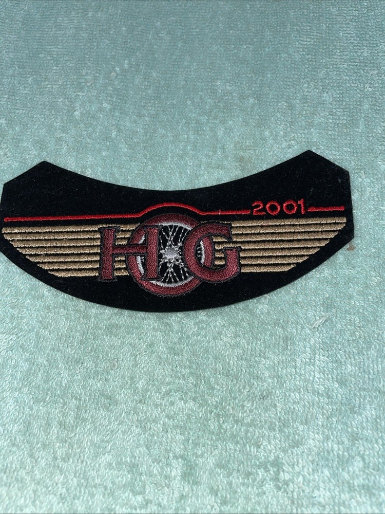 Harley Davidson Hog 2001 Patch 5 - 1/2 In X 2 In New
