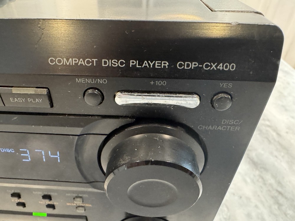 Sony CDP-CX400 Mega Storage Compact Disc 400 CD Changer Player Remote Belts Repl