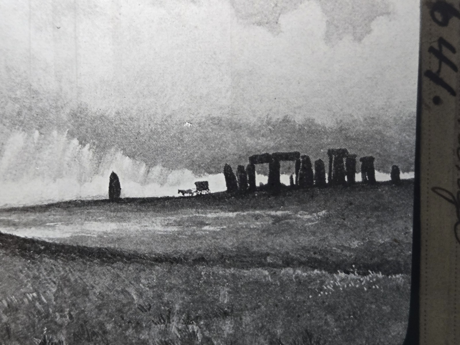 5 Antique Stonehenge Magic Lantern Slides - GWW Photographer - Glass Slides