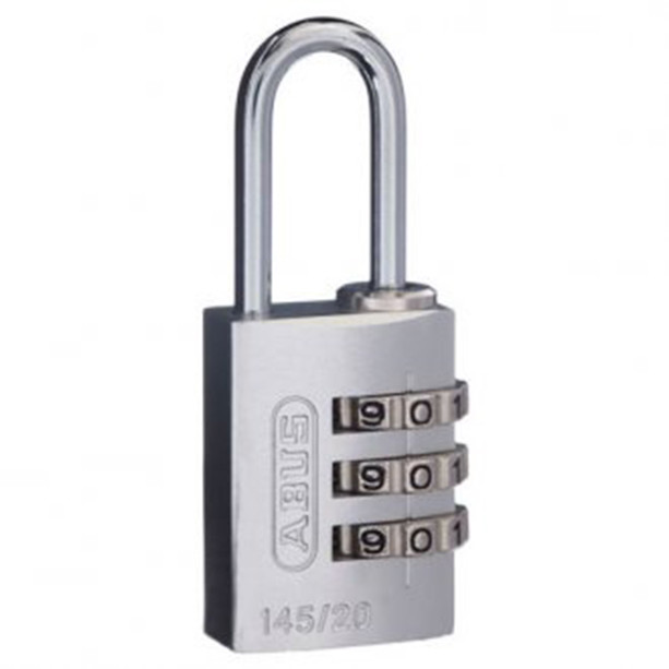 Combination Padlocks - Resettable ABUS 20mm x4 BULK LOT High quality - SILVER