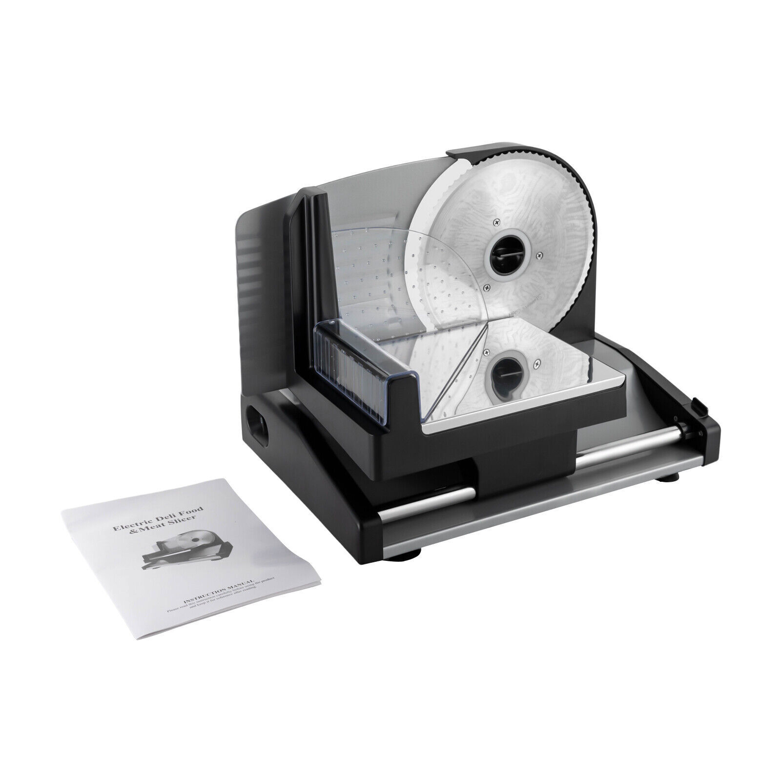 Food-grade Stainless Steel 200w Meat Slicer Bread Slicing Machine Fruit Cutter