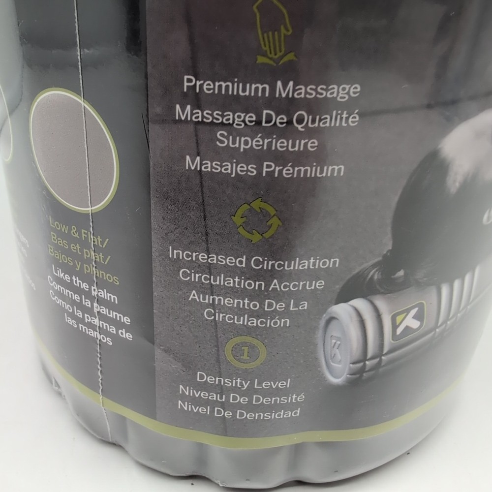 TriggerPoint 18"X 5.5" Solid Core Foam Roller - Gray New