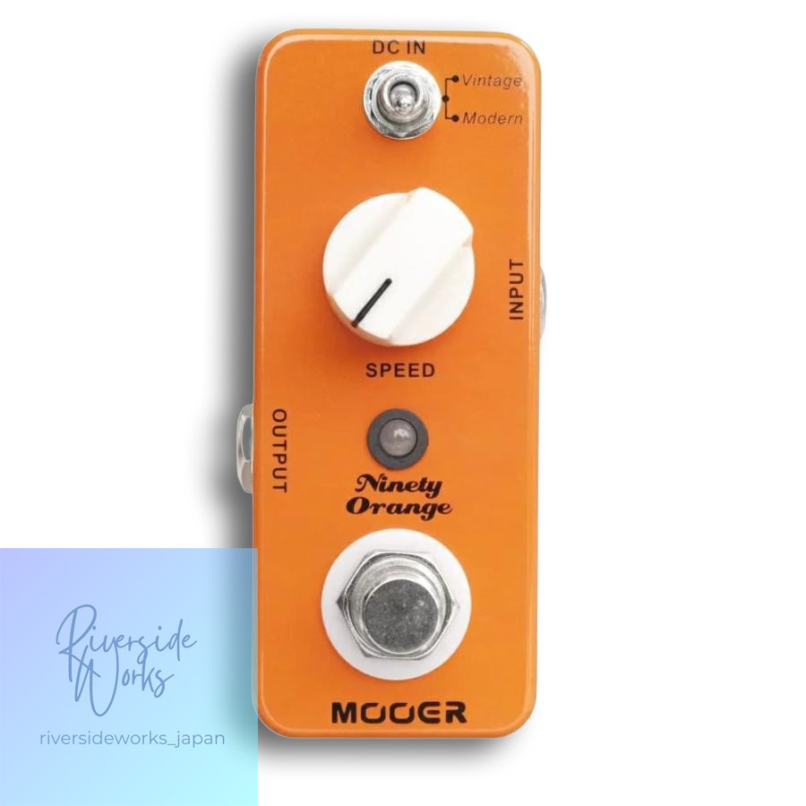 Mooer Ninety Orange Phaser Effect Pedal for Guitar