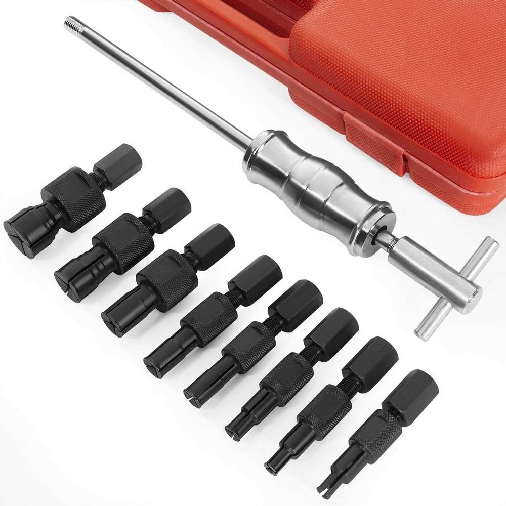 Inner Blind Hole Bearing Puller Remover 8-32mm Slide Hammer Extractor Tool Set