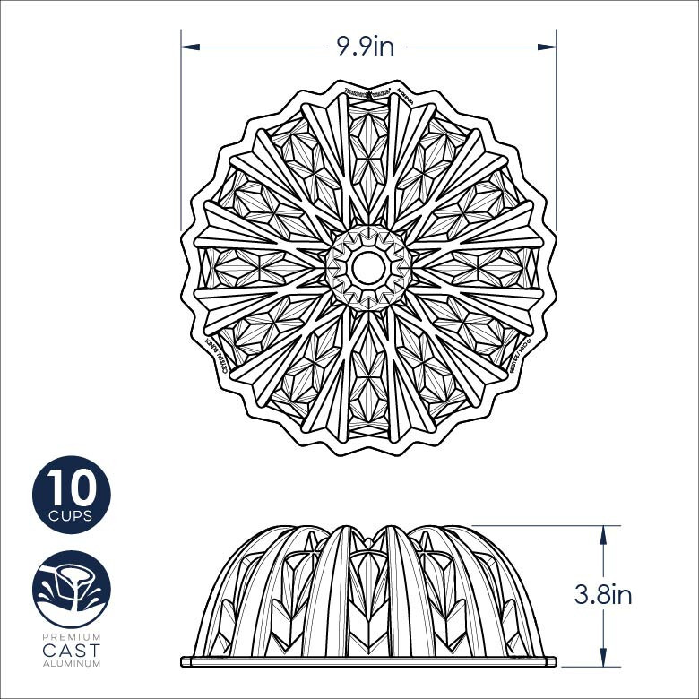 Nordic Ware Cut Crystal Bundt® Pan
