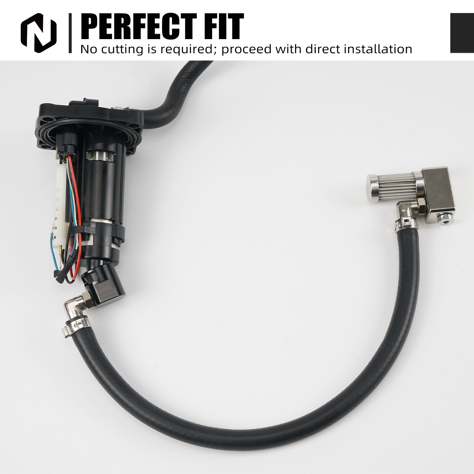 NICECNC Fuel Tank Extension Tube Kit For Husqvarna 150 250-501 TE/FE 2024-2025