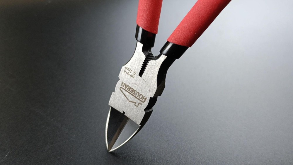 5 Pack Wire Cutters Set - 6" Diagonal Cutting Pliers, Non-Slip Handle, Spring Lo