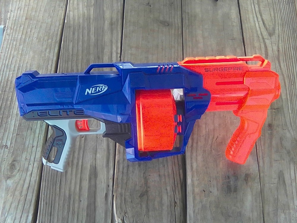 NERF N-strike Elite Surgefire Blaster Rotating Drum