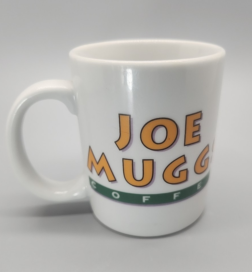 Cordon Bleu Joe Muggs White Ceramic Coffee Tea Advertising Mug