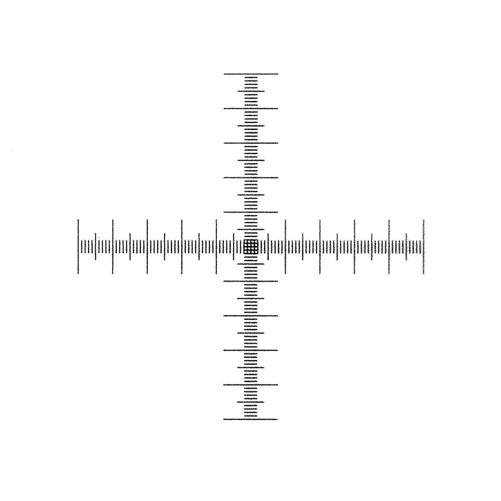 DIV 0.01mm Microscope Reticle Cross Scale Ruler Eyepiece Micrometer Calibration