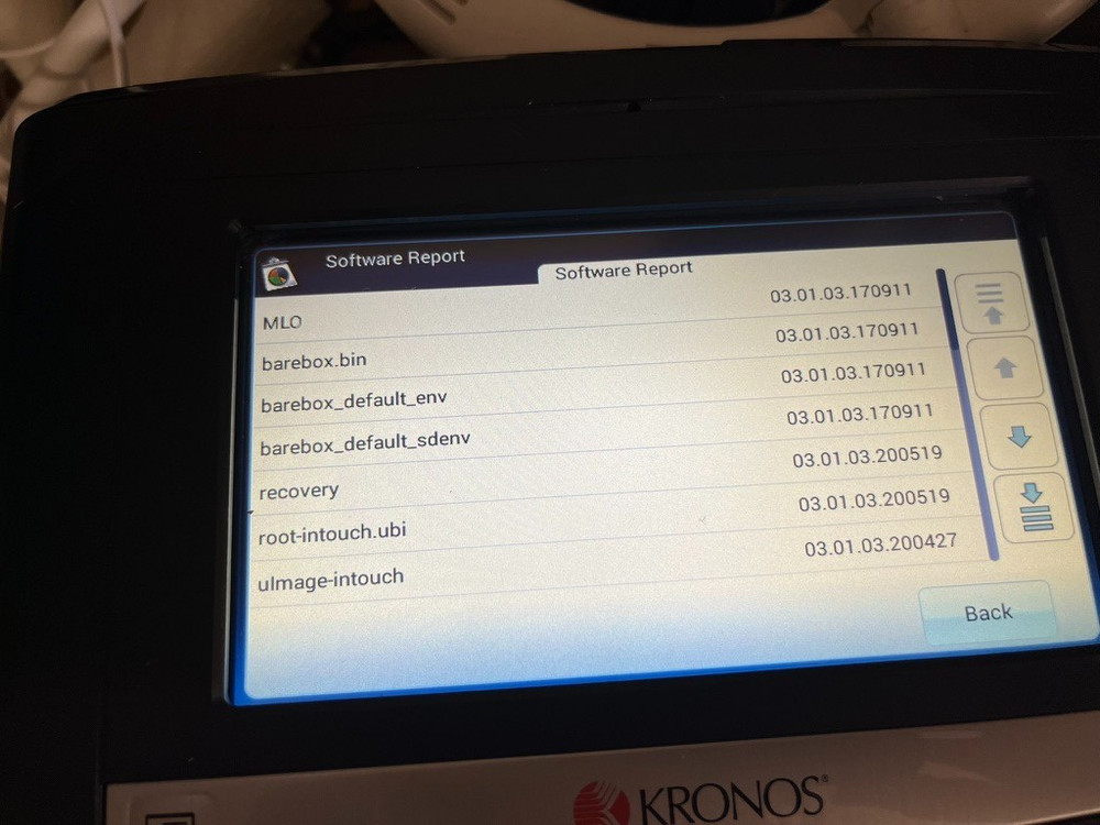 Kronos 8609100-007 InTouch 9100 Time Clock tested