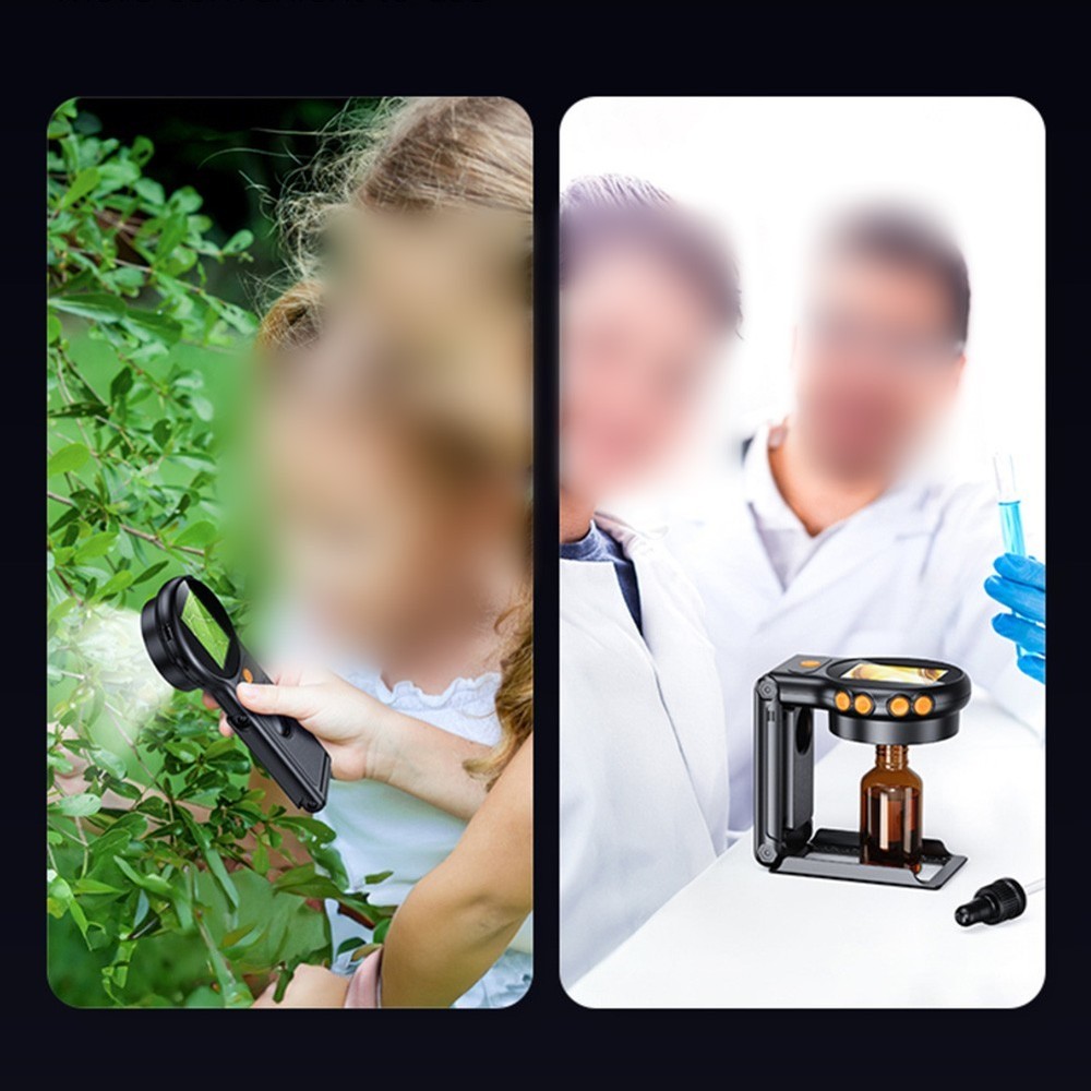 500X Magnification Digital Microscope With 2 0 IPS Screen And LED Lights