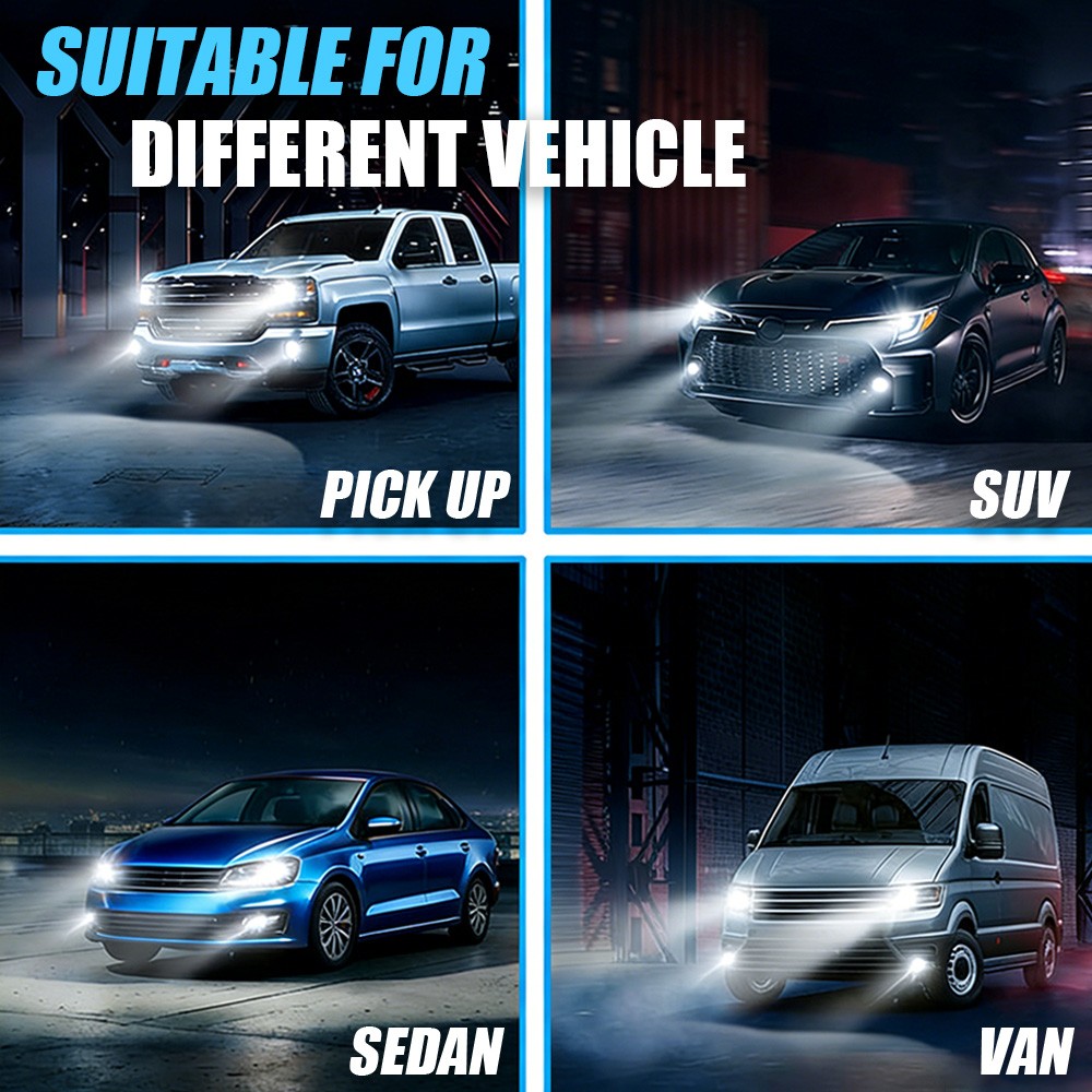 H7 LED Headlight High Low Beam Bulbs Conversion Kit Canbus Error Free 2x