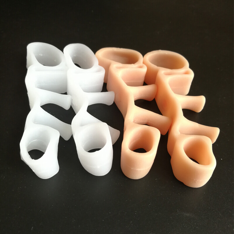 2-4pcs Hallux Valgus Silicone Toe Corrector Separator Spacer Avoid Toe Squeezing