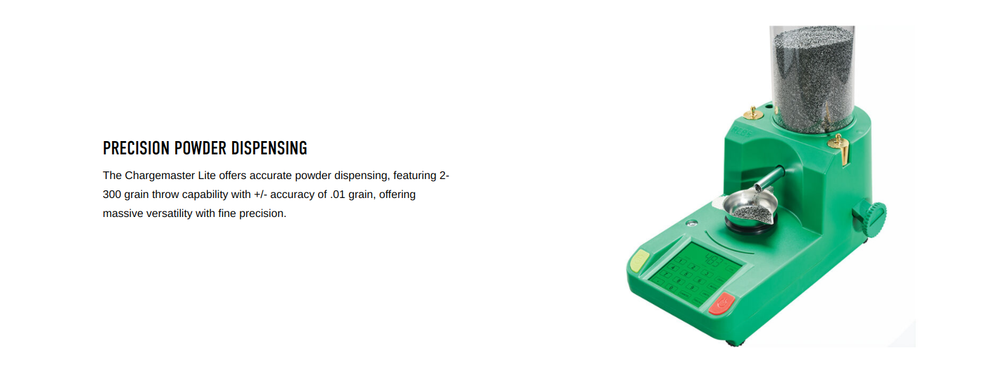 RCBS CHARGEMASTER Lite LCD Touchscreen Accurate Powder Measuring RELOADING SCALE