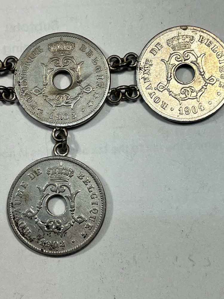 Belgium 10 Centimes Bracelet