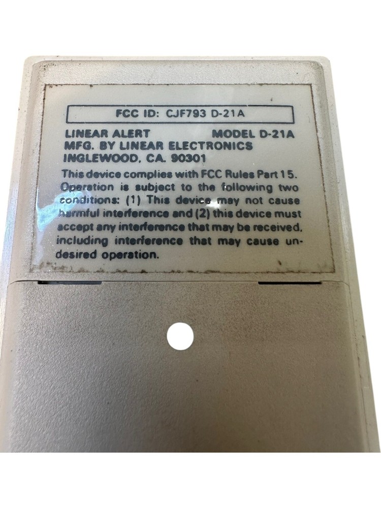 Linear D-21A Digital Security Transmitter **SALE**