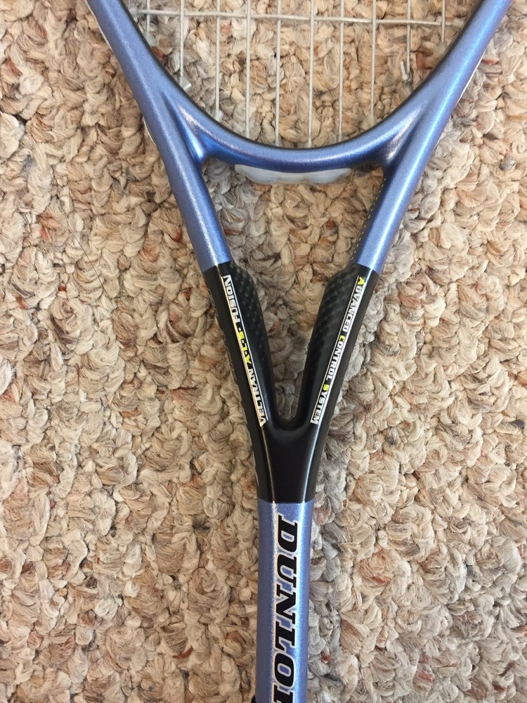 Dunlop Black Max Carbon 520 Squash Racket Oversize Head Advanced Control System