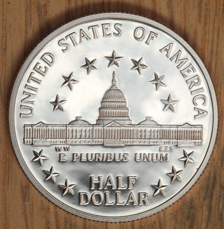 1989 S Congress Bicentennial Commemorative Half Dollar 50¢ - Proof