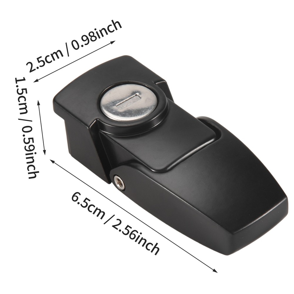 Cabinets Security Toggle Hasp Lock DK604 Two Keys S1W33651