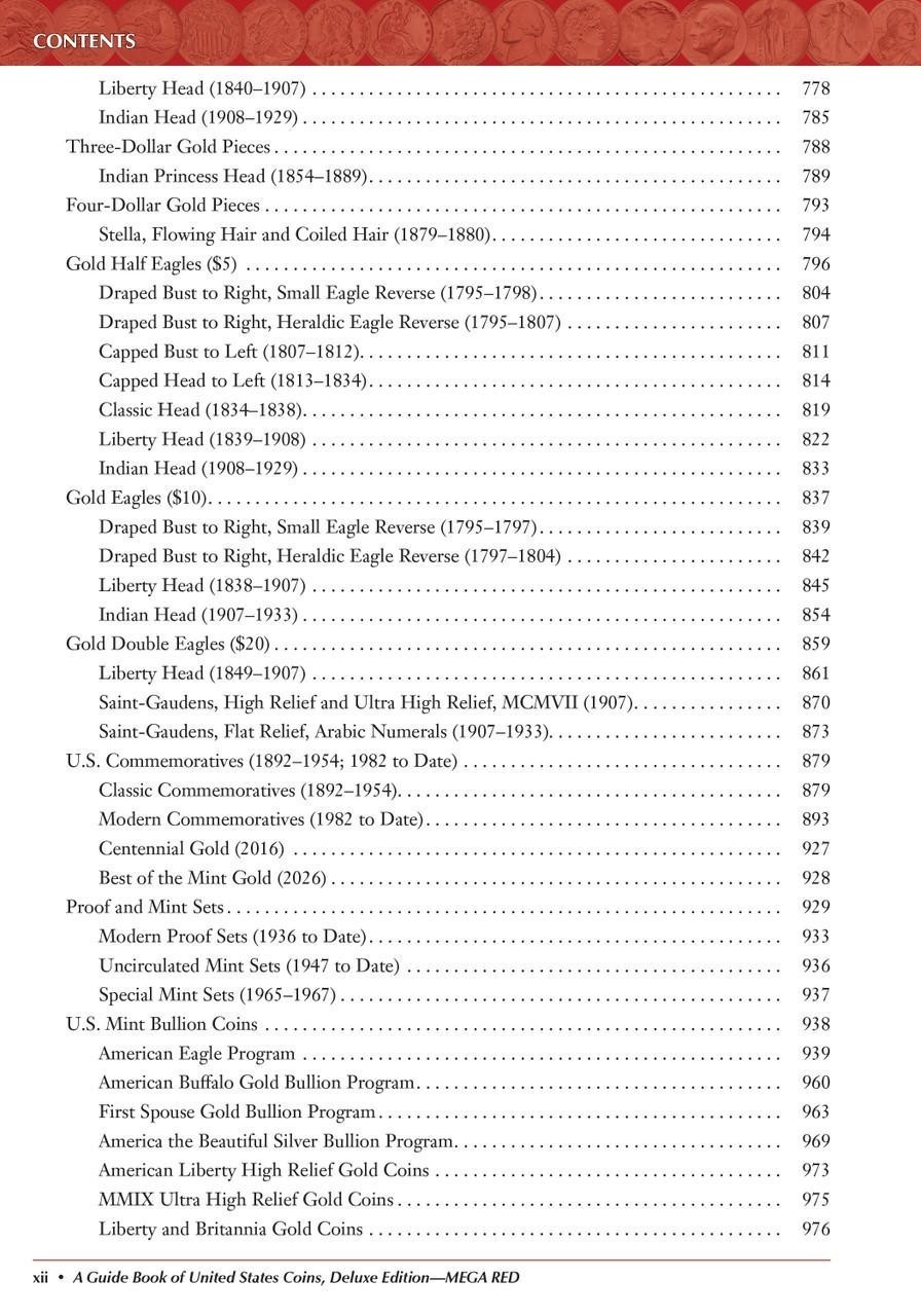 New 2026 Mega Red Book For United States Coins Expanded Guide Whitman Catalog 10