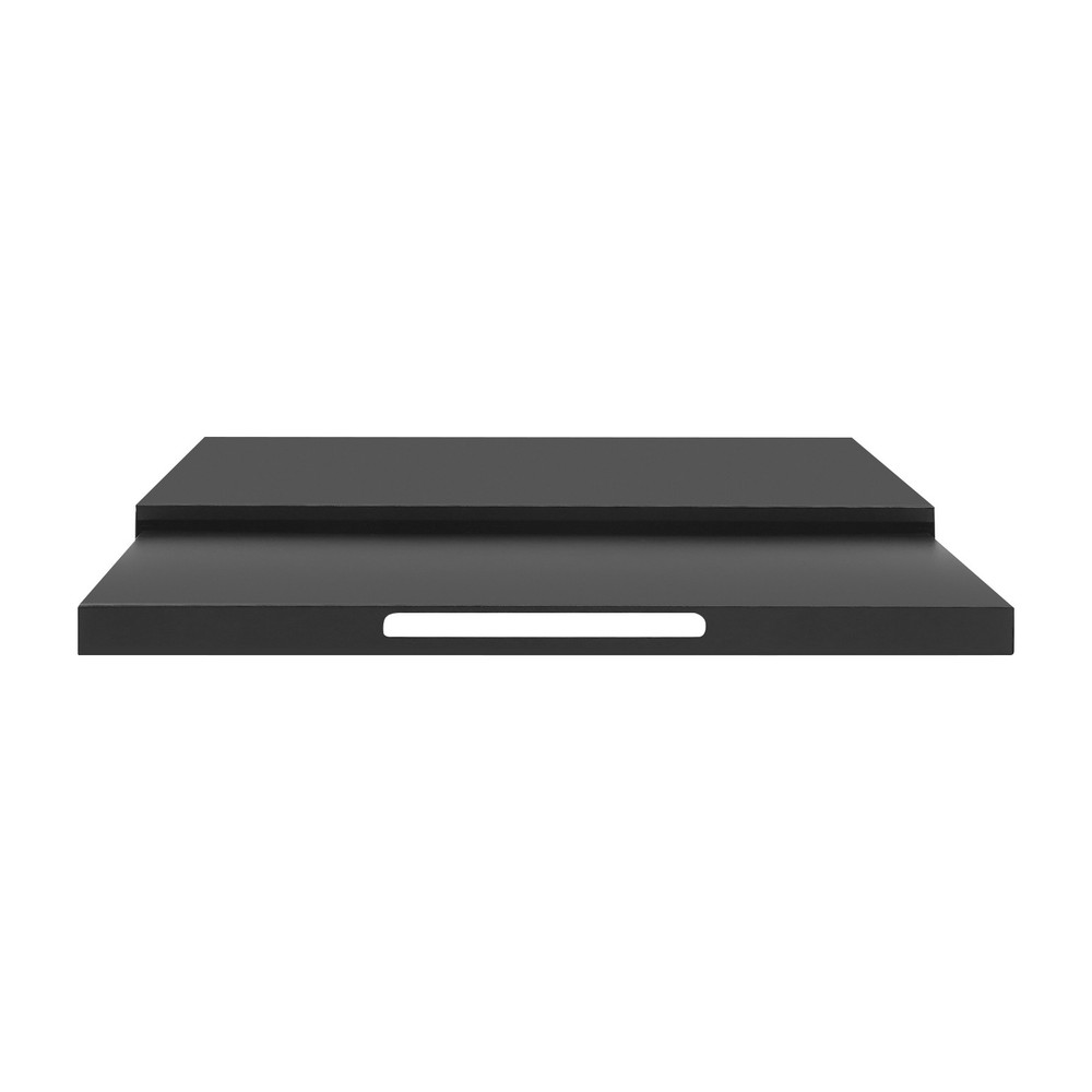 Microwave Stand with Pull-Out Shelf, Countertop Organizer for Compact Microwaves