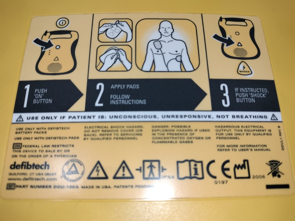 Defibtech Lifeline AED DDU-100 DDU-100A