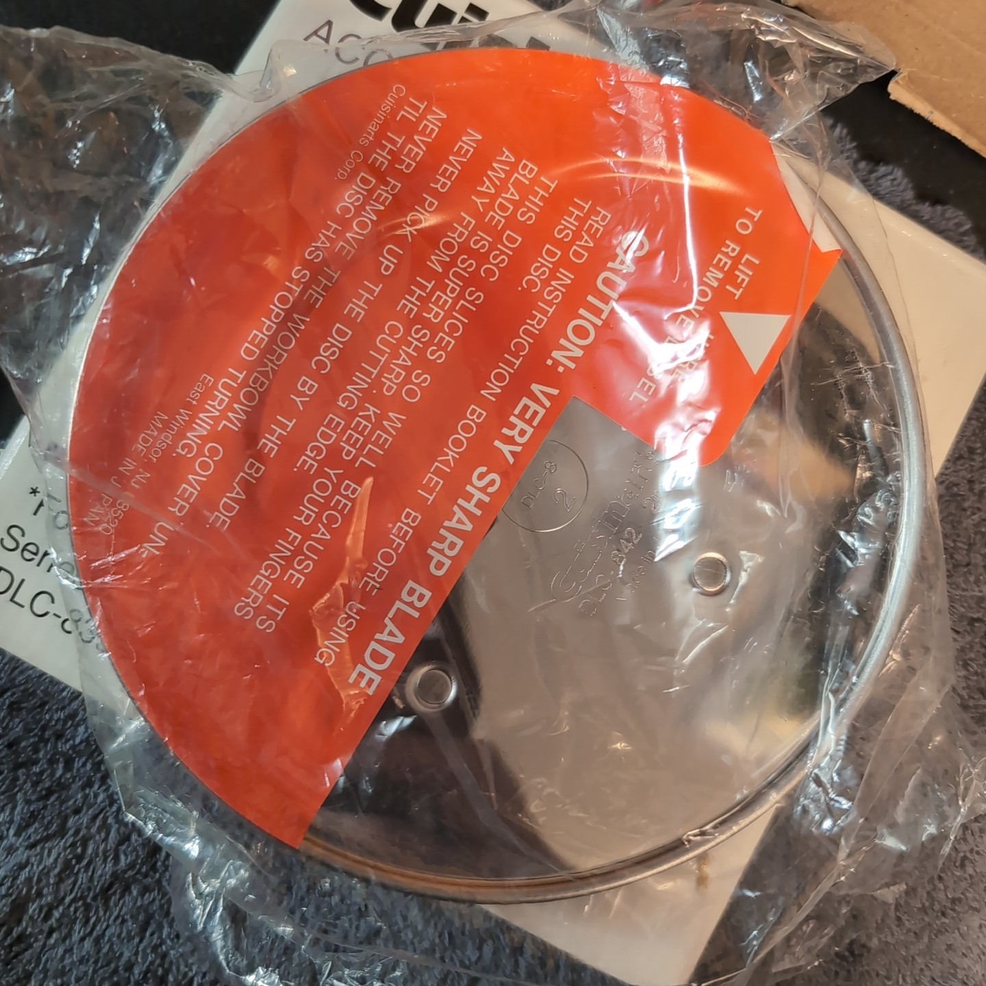 Cuisinart Pro Custom 11 DLC-842 2mm Blade Disc For DLC-8 DLC-10 OEM Japan