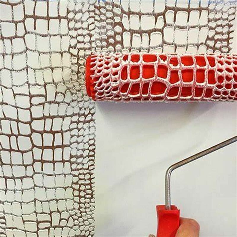 Paint Roller Decorative Pattern Embossed Texture Wall Decorating Painting Tools