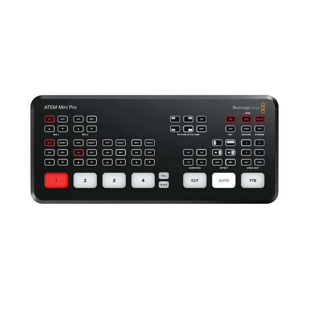 Blackmagic Design ATEM Mini Pro HDMI Live Stream Switcher - Compatible with HDMI