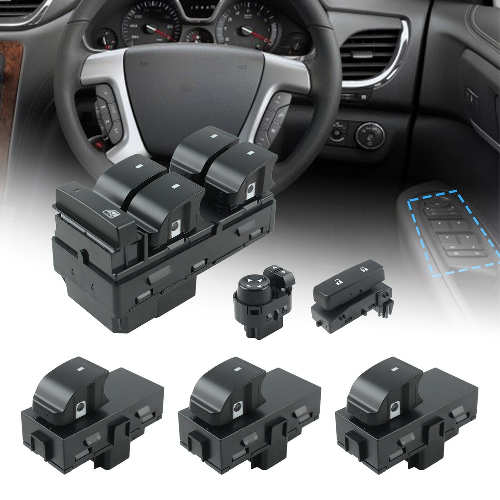 Full Set Power Window Control Switch For Chevy Traverse 2009-2017 HHR 2008-2011