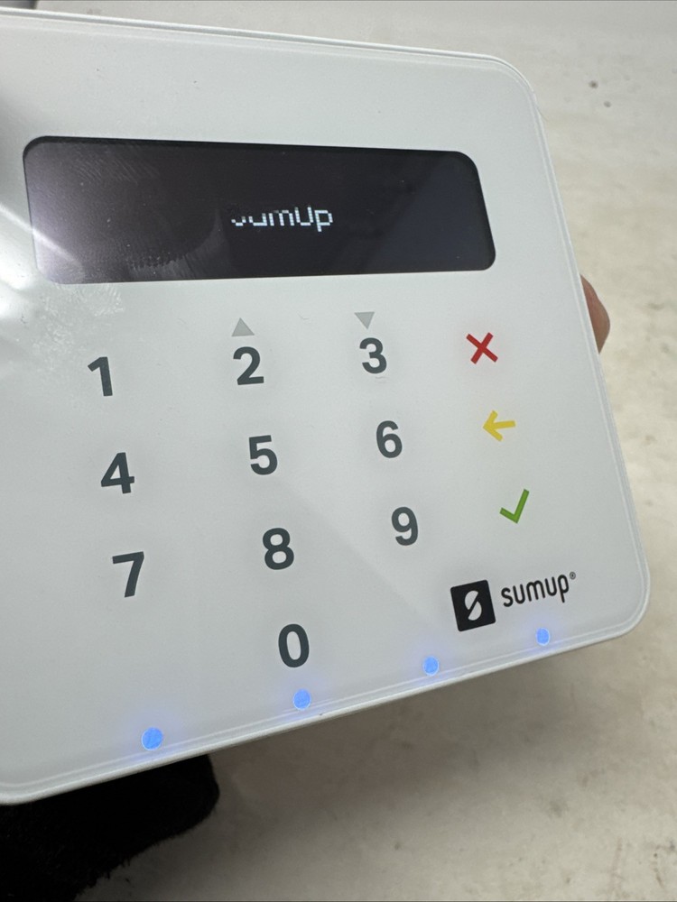 SumUp Plus Card Reader Bluetooth NFC RFID Credit Card Reader UNTESTED POWERS ON