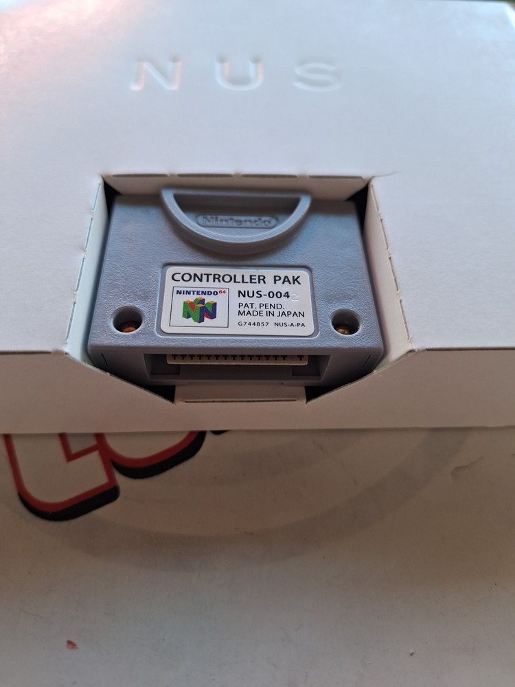 Nintendo 64 Controller Pak CIB Gem Authentic Must See!