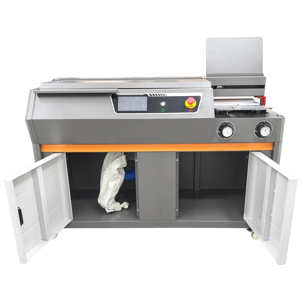 A4 Automatic Perfect Binding Machine 7'' Touch Screen Side Gluing Book Binder US