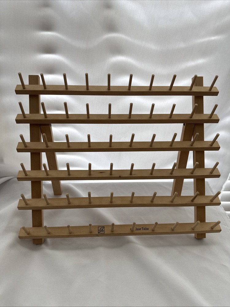 60and 30 Spool Wood rack Thread Holder June Tailor