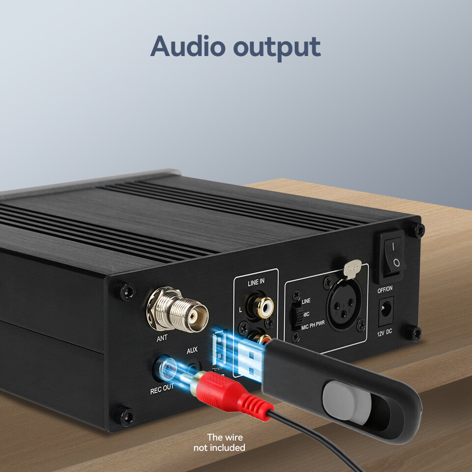 Retekess TT119 FM Multi-channel Transmitter Wireless Long Distance Translation