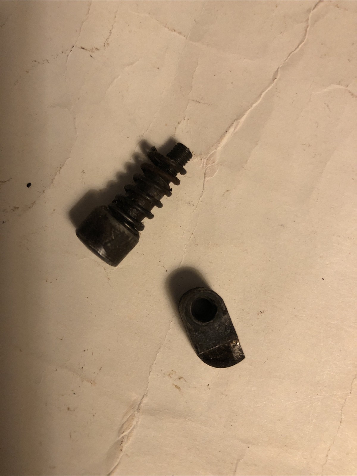 WW2 Japanese bayonet CATCH & Button Toyoda Jidoshoki SEISAKUSHO WWII Japan Part