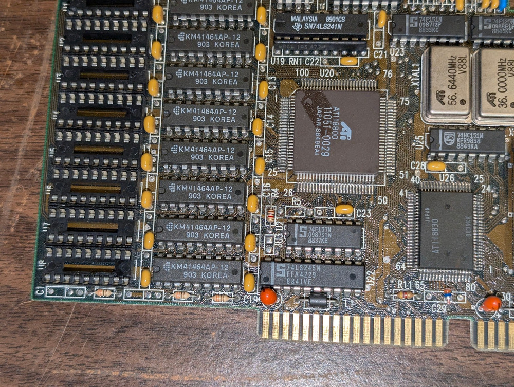 ATI VGA 640 graphics accelerator 1988; untested