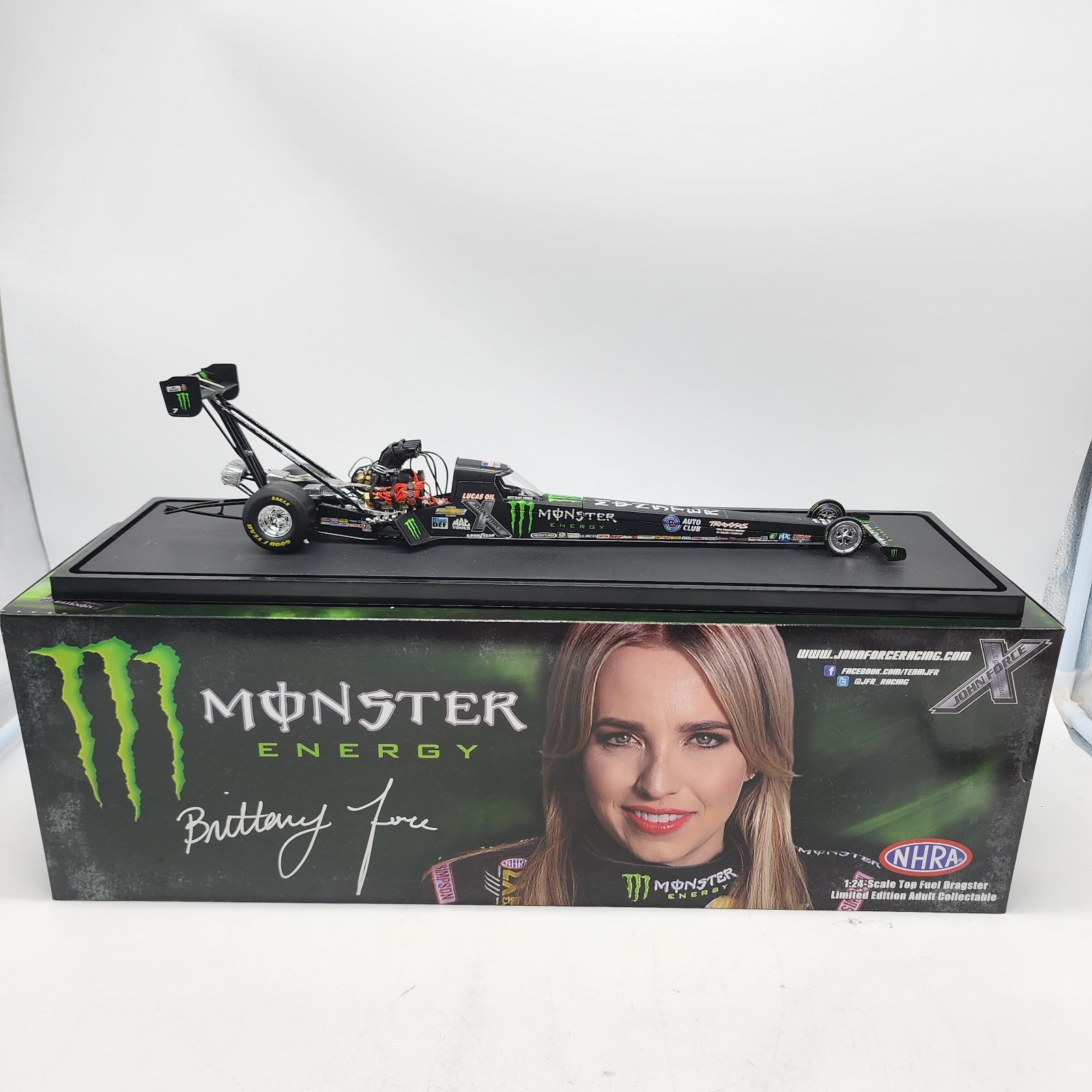 5W Action 1:24 2016 Brittany Force Monster Energy Top Fuel Dragster /1,021 *READ