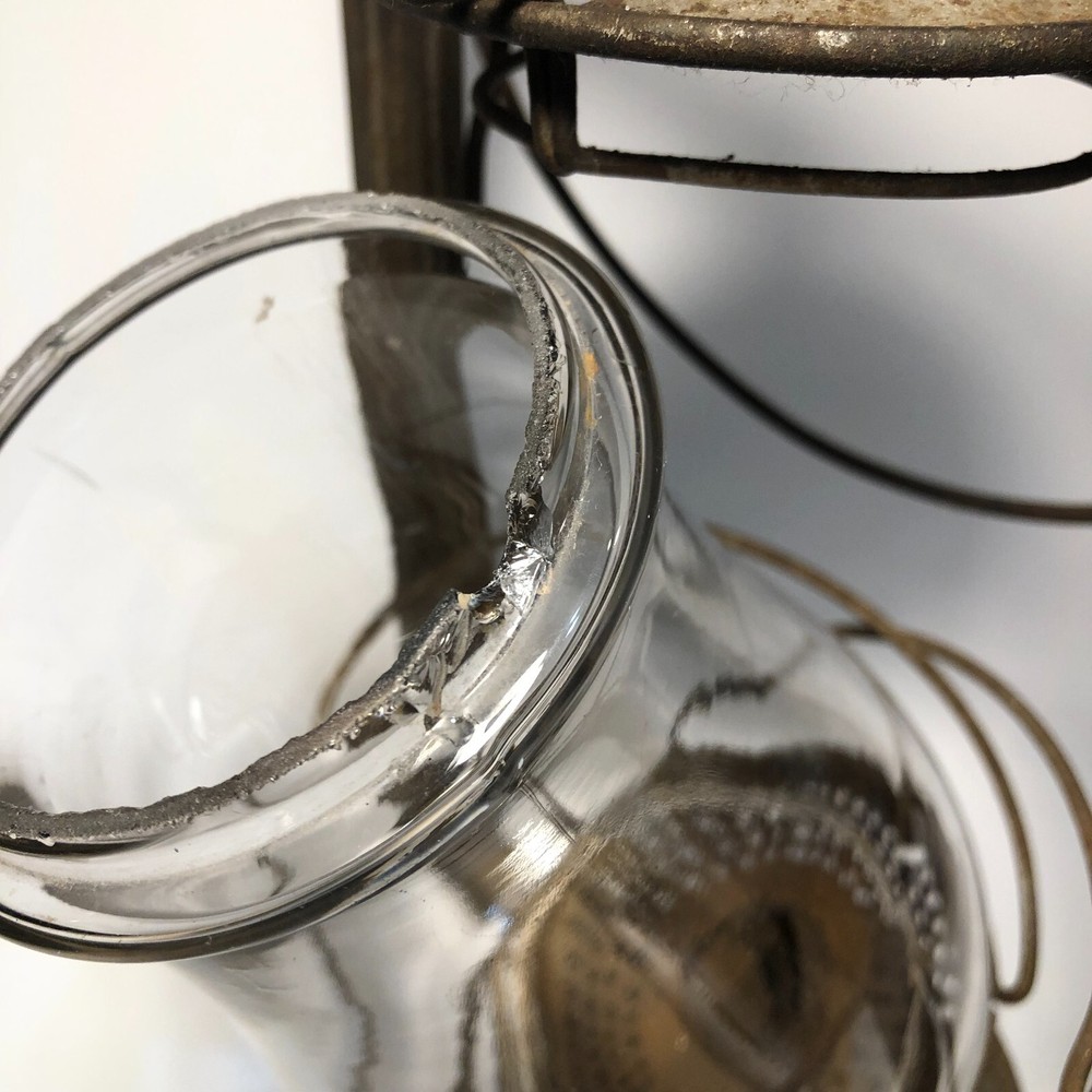 Antique Dietz Victor Lantern With Globe