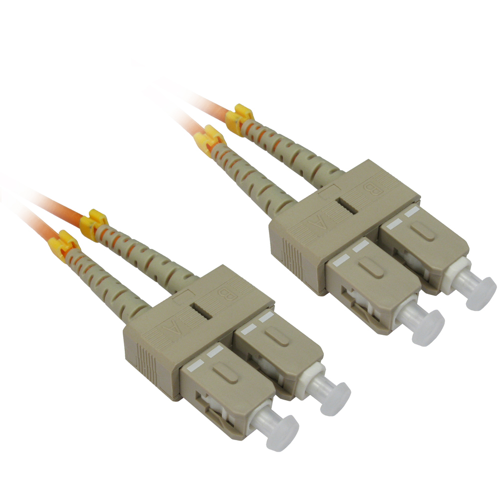 10m SC-SC Duplex 50/125 OM2 Multimode Fiber Patch Cable Orange Optic 33FT