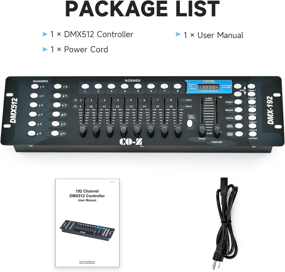 192 DMX 512 Controller - Elevate Your Stage Lighting for Unforgettable Events