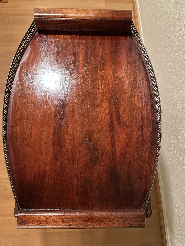 FERGUSON Regency Style Vintage Tray Top Server Table